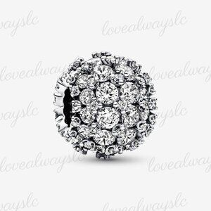 Pandora Sparkling Pavé Round Charm|Pendant